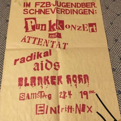 Plakat vom 28.04.1984 in Schneverdingen