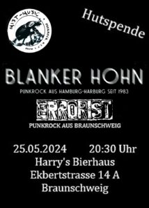 Gig in Braunschweig am 25.05.2024 mit Errorist