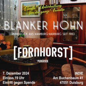 07.12.2025 - Gig im Indie/Duisburg mit Fornhorst